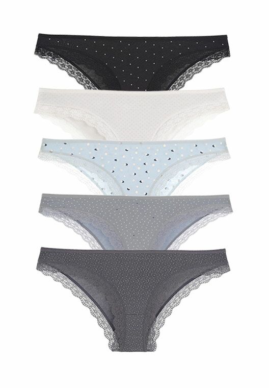 Σλιπ Donella με δαντελίτσα Blue Sky 5 Τεμ.