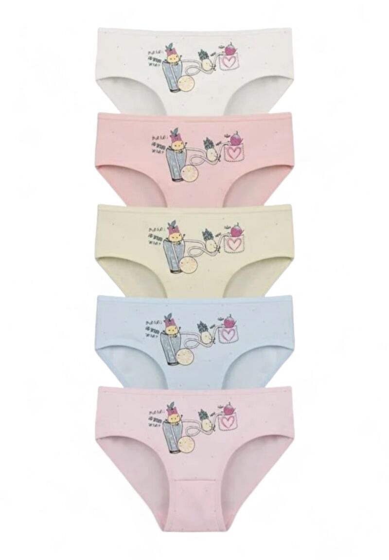 Σλιπ Παιδικα Fruit Juice Donella 5 Τεμ.