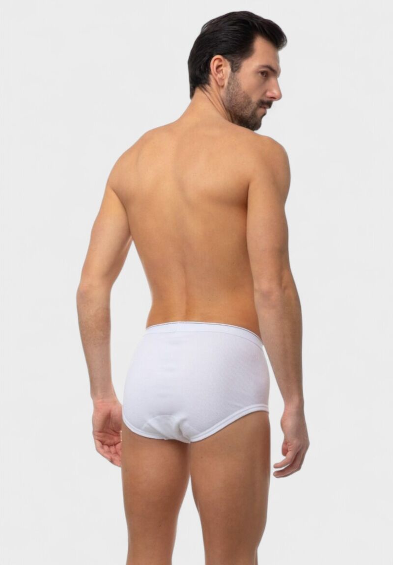 Ανδρικό σλιπ ψηλόμεσο Classic Minerva με μπροστινό άνοιγμα