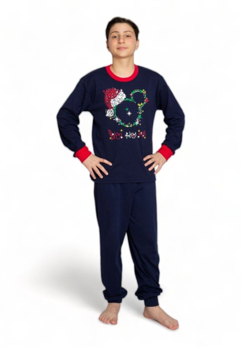 Πιτζάμα για αγόρι βαμβακερή Nina Club Happy Xmas