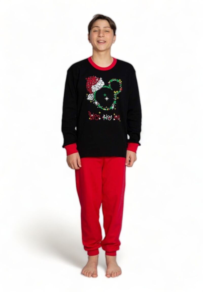 Πιτζάμα για αγόρι βαμβακερή Nina Club Happy Xmas