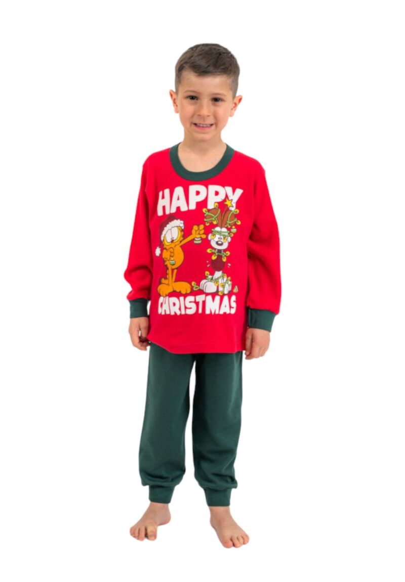 Πιτζάμα παιδική Family Nina Club Boy Christmas Red