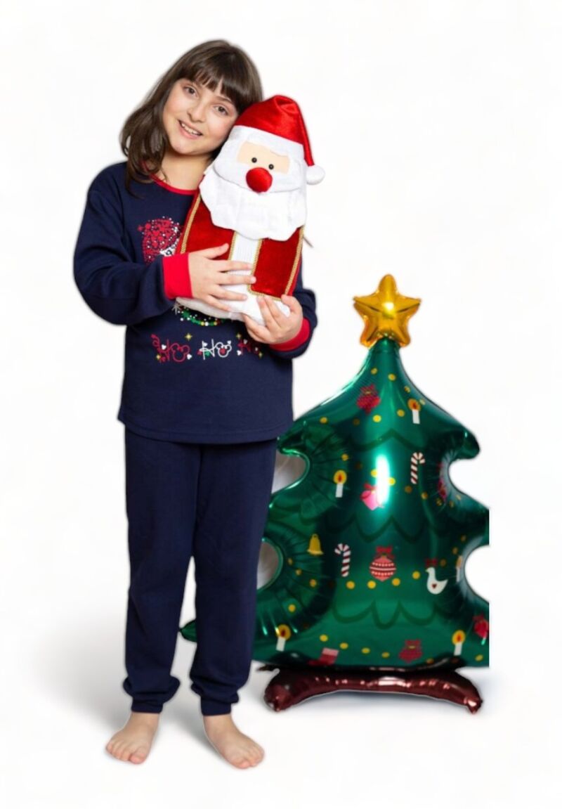 Πιτζάμα για κορίτσι βαμβακερή Nina Club Happy Xmas