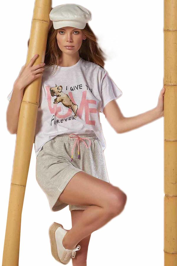 Σετ Σορτσάκι - Μπλούζα Cotton Soft Sevim