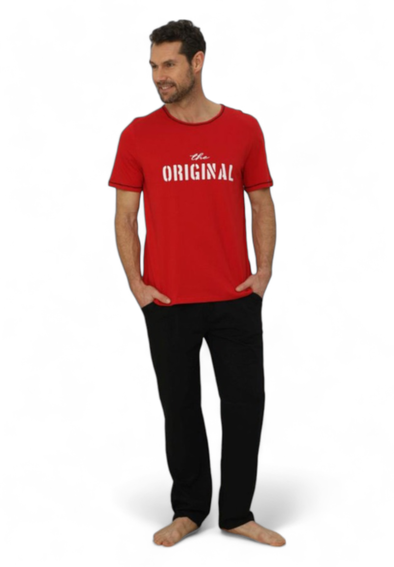 Πιτζάμα ανδρική με μακρύ παντελόνι The Original 