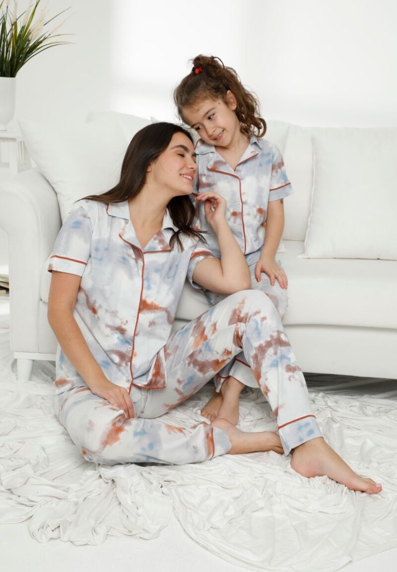 Σετ πιτζάμες Μαμά - Κόρη Tie Die