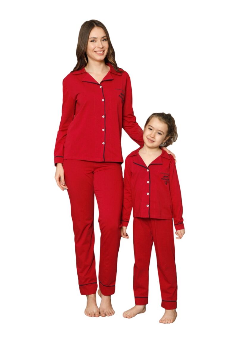 Πιτζάμα παιδική - εφηβική με κουμπιά Nice Day