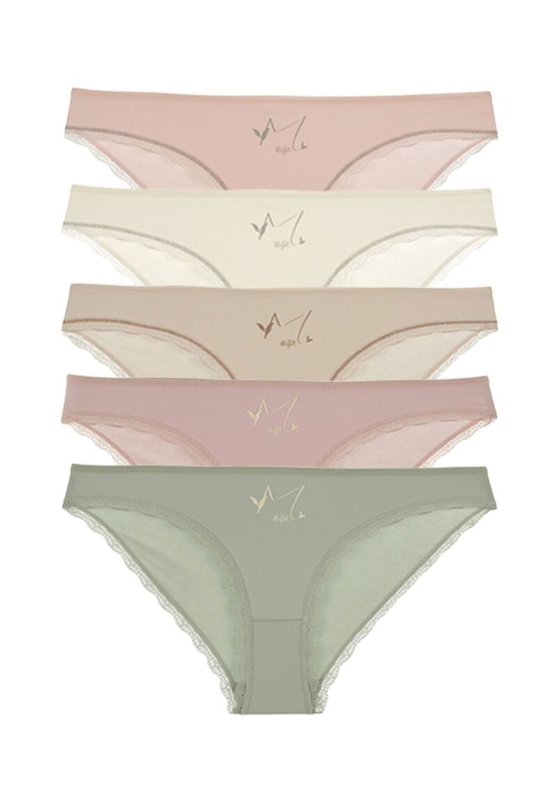Σλιπ Donella Pastels With Lace 5 Τεμ.