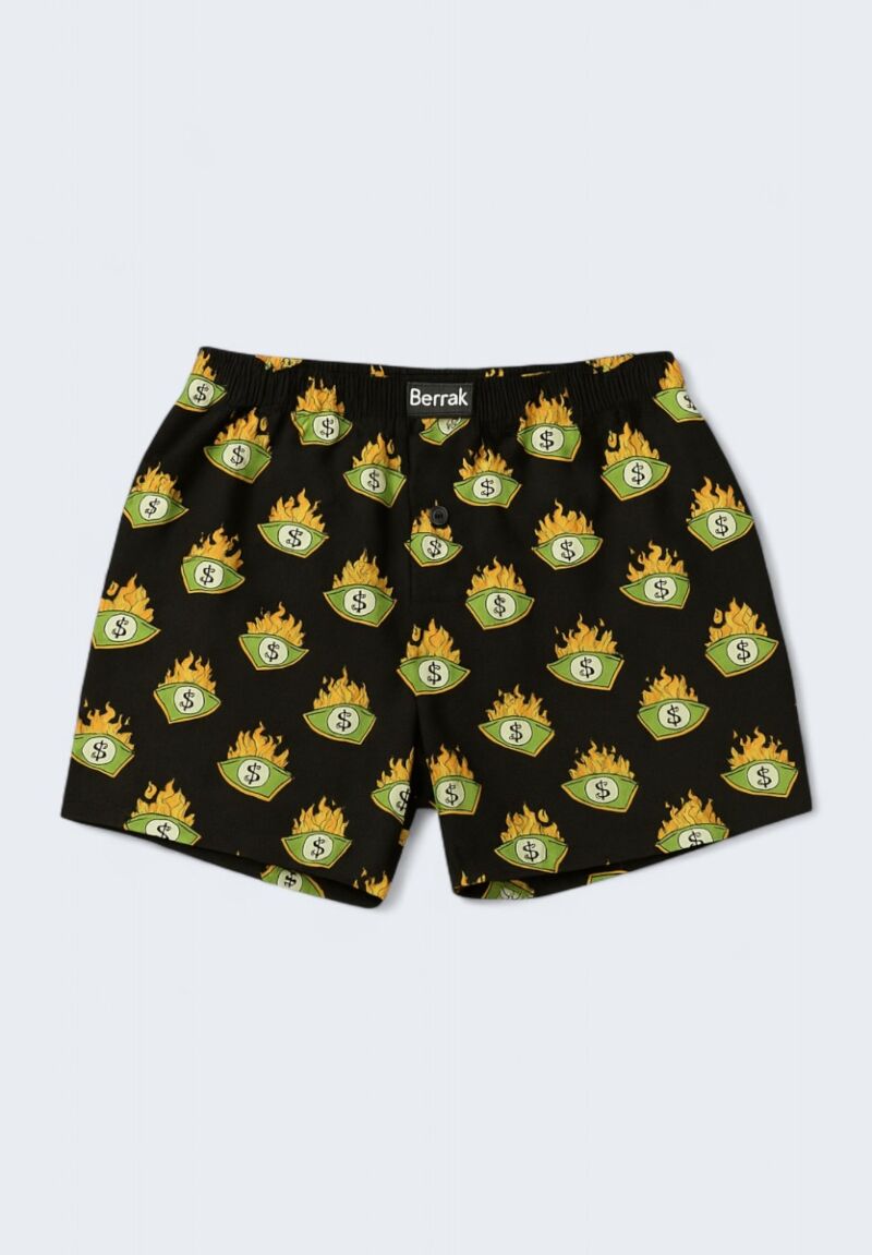 Ανδρικό μποξεράκι Berrak με κουμπί – Flamin’ Bills Edition