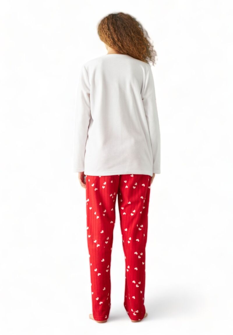 Πιτζαμα γυναικεία Fleece Siyah Inci Be Mine