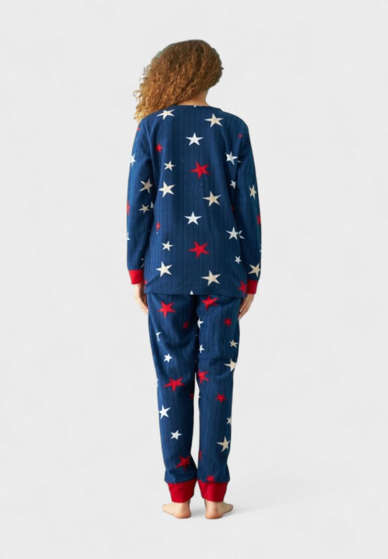 Πιτζαμα γυναικεία Fleece Siyah Inci Making Magic Happen