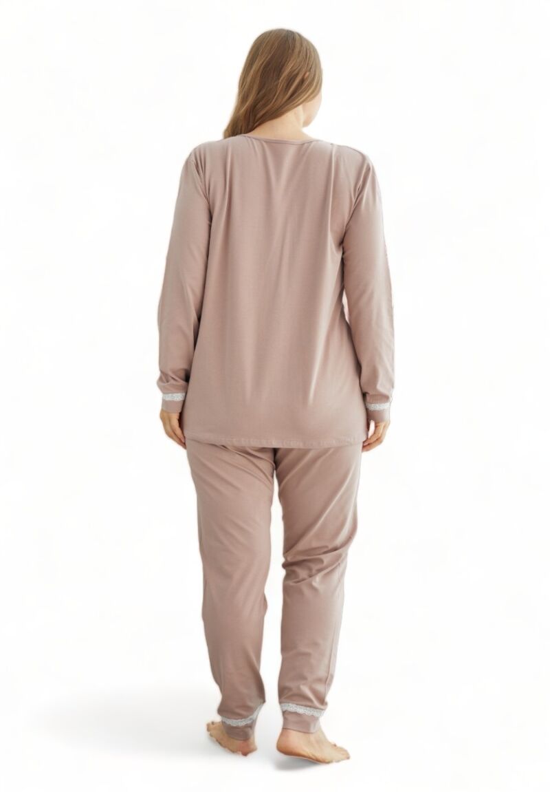 Πιτζάμα γυναικεία βαμβακερή Sexen Plus Size Simplicity