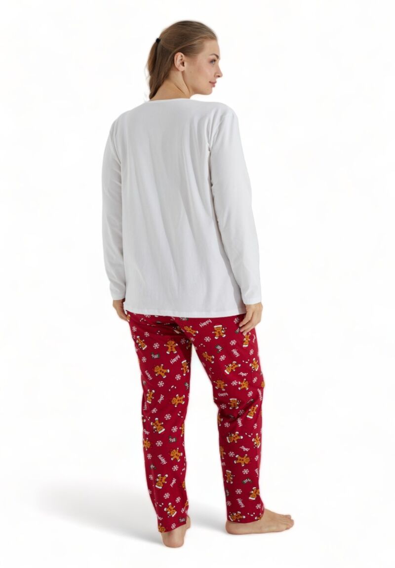 Πιτζάμα γυναικεία βαμβακερή Sexen Plus Size Merry Christmas