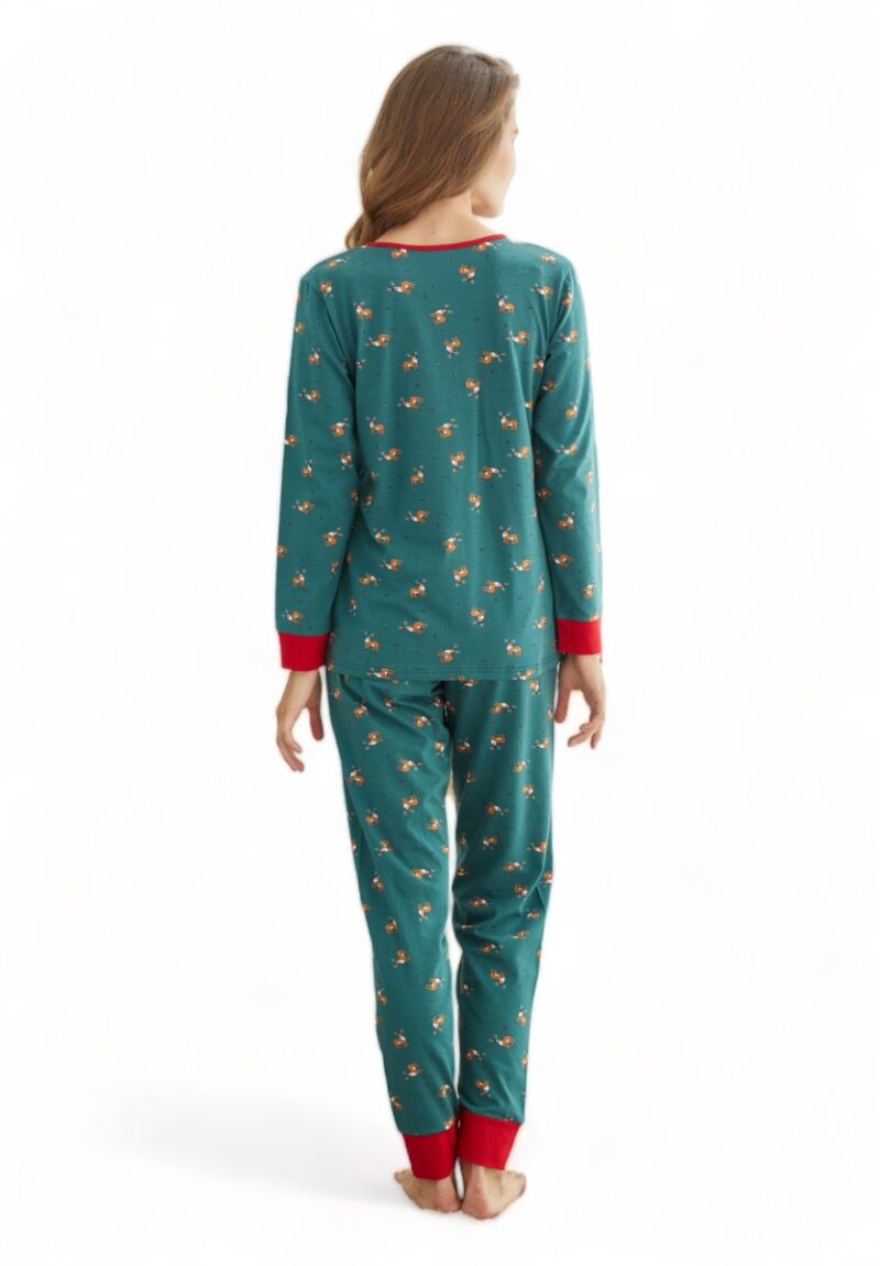 Πιτζάμα γυναικεία βαμβακερή Sexen Christmas Bucks
