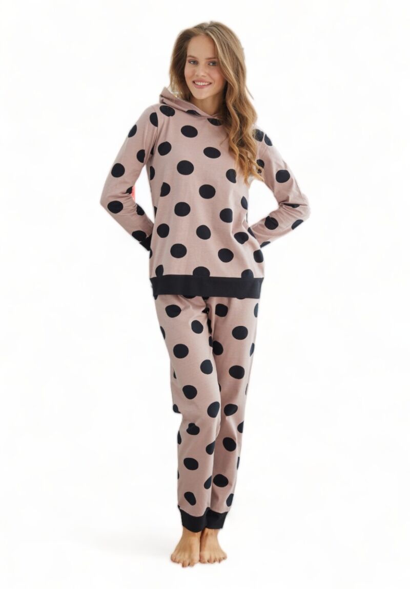 Πιτζάμα γυναικεία βαμβακερή Sexen Big Dots