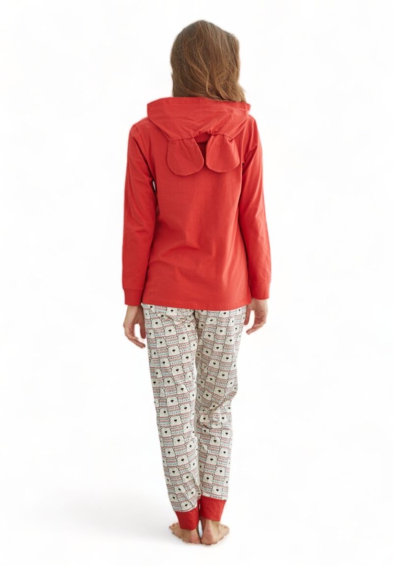 Πιτζάμα γυναικεία βαμβακερή Sexen Christmas Candy Bear