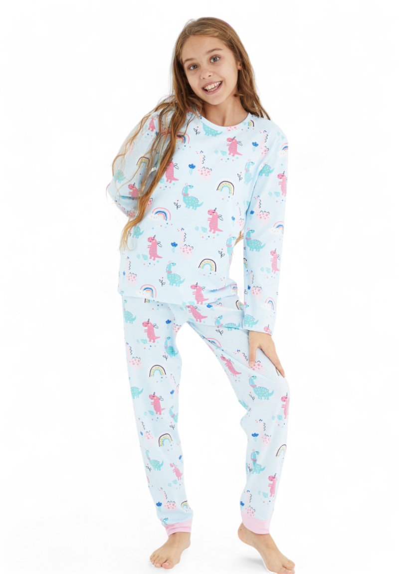 Πιτζάμα παιδική Dino Unicorn Siyah Inci