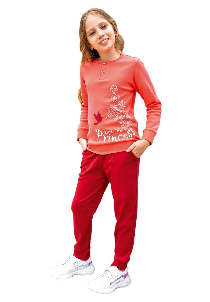 Σετ Elsima Φόρμα παιδική βαμβακερή Princess