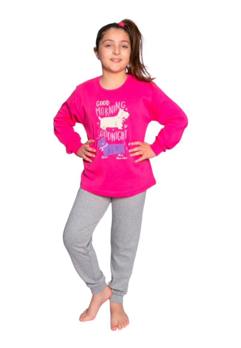Πιτζάμα παιδική κορίτσι Nina Club Good Morning - Night