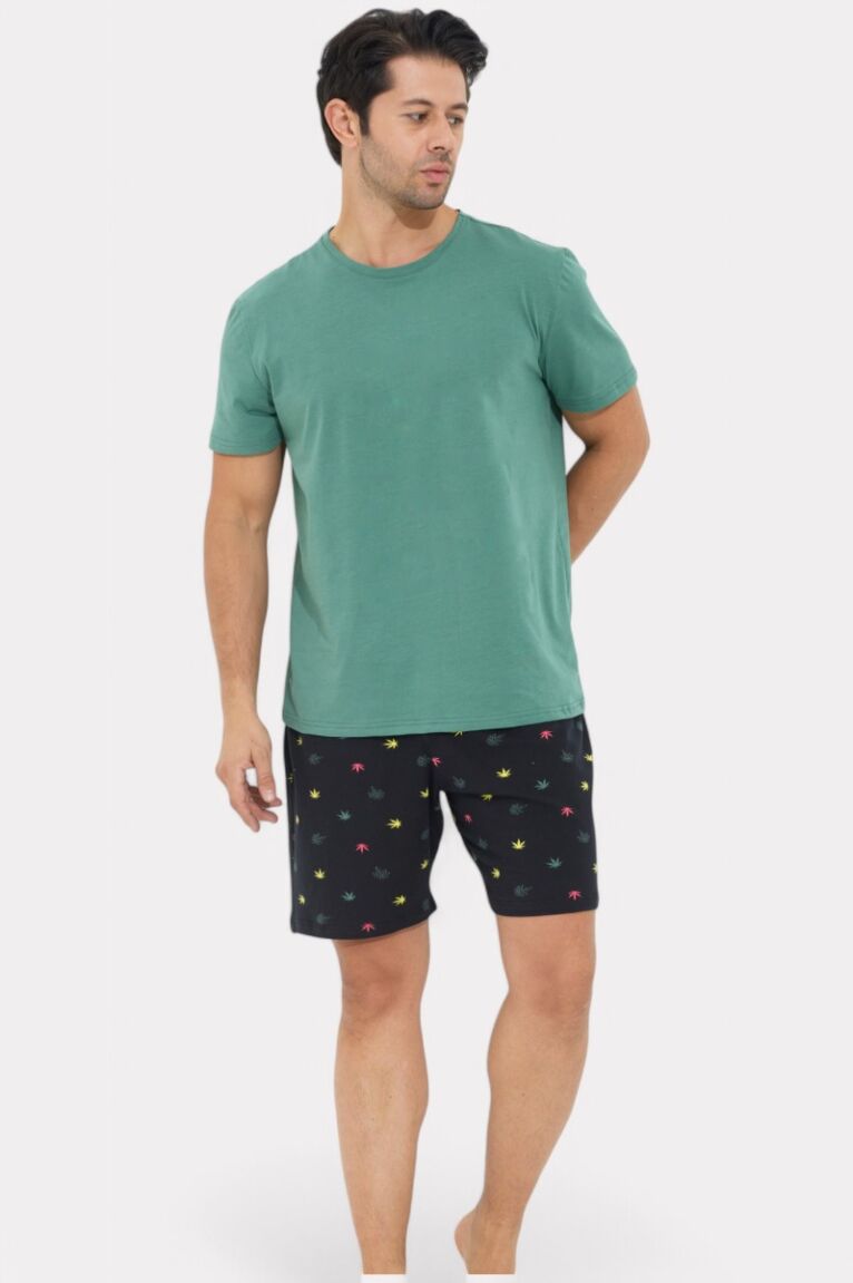 Πιτζάμα ανδρική Siyah Inci Canabis