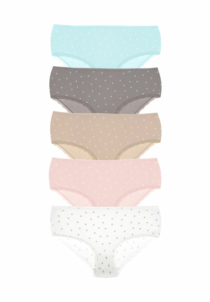 Σλιπ Midi 3/4 ψηλοκάβαλα Star Shine  5 τεμ.