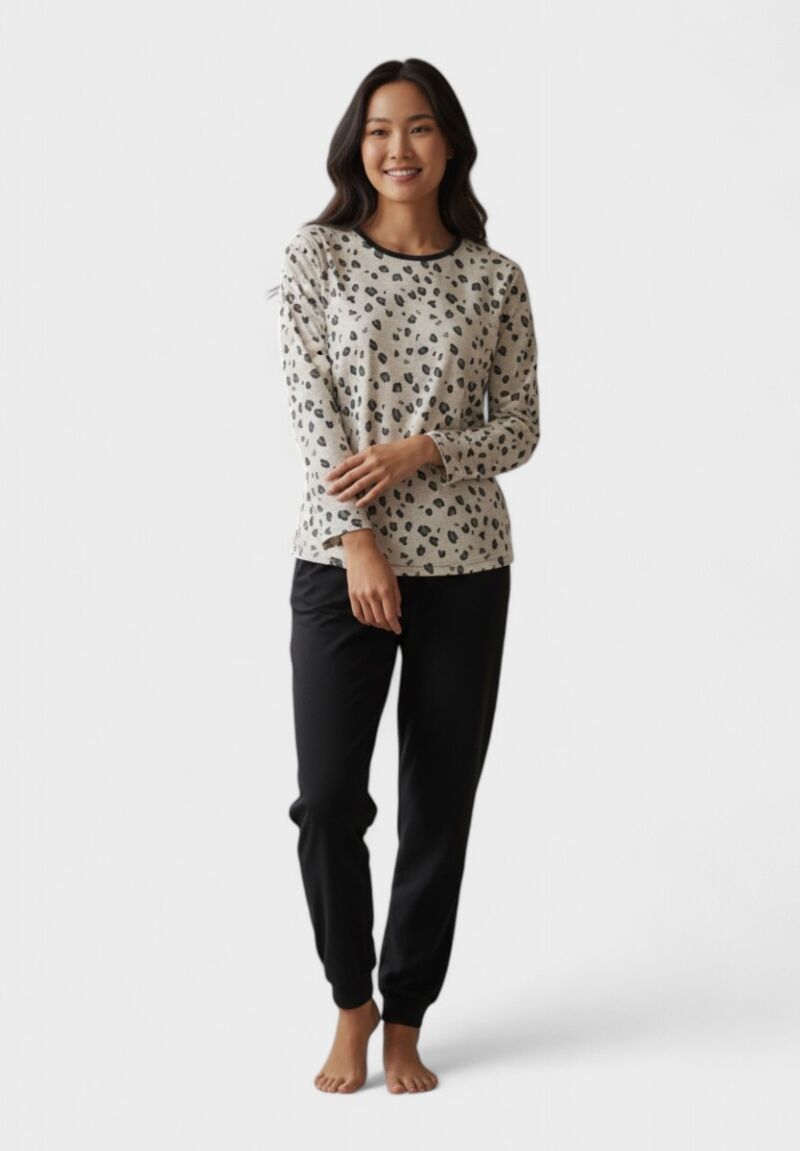 Γυναικεία Βαμβακερή Πιτζάμα Cherry Underwear Wild Chic