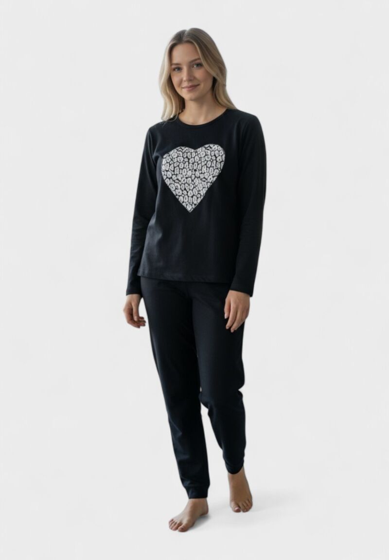 Γυναικεία Βαμβακερή Πιτζάμα Cherry Underwear Heartbeat Cozy