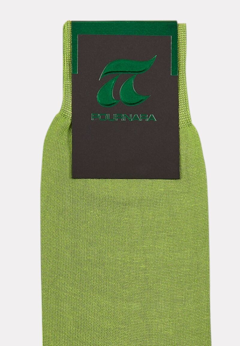 Κάλτσα ανδρική βαμβακερή Pournara χωρίς ραφές Λαχανι