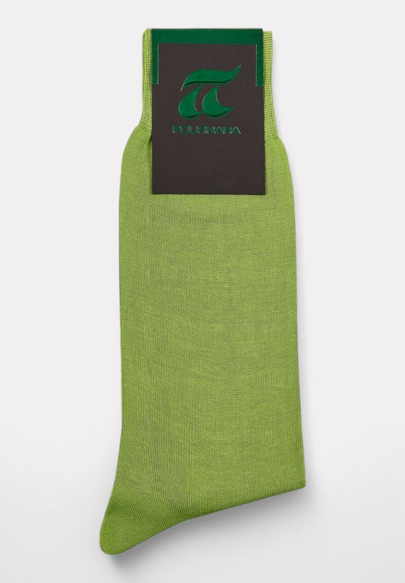 Κάλτσα ανδρική βαμβακερή Pournara χωρίς ραφές Λαχανι