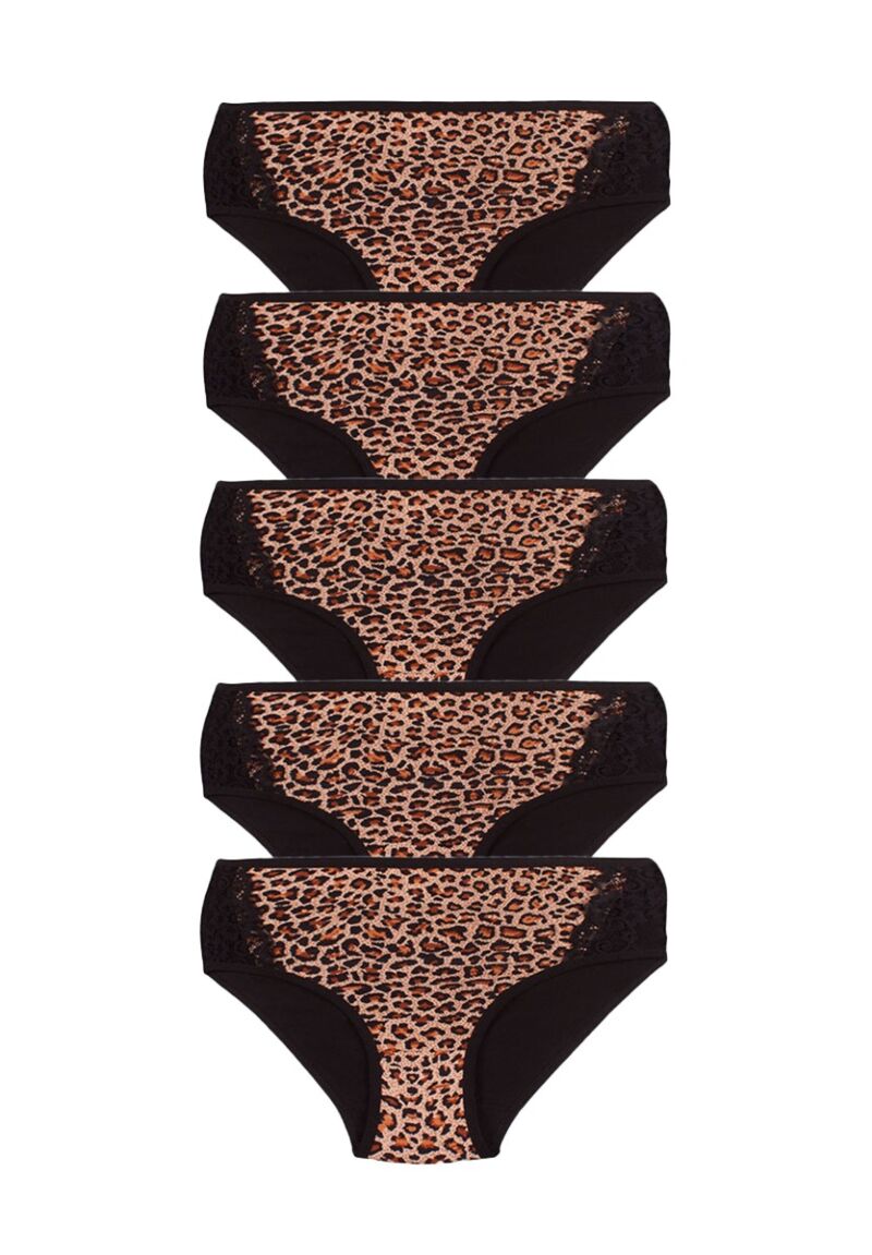 Σλιπ Sexen Mini Leopard ψηλοκάβαλο 5 Τεμ.