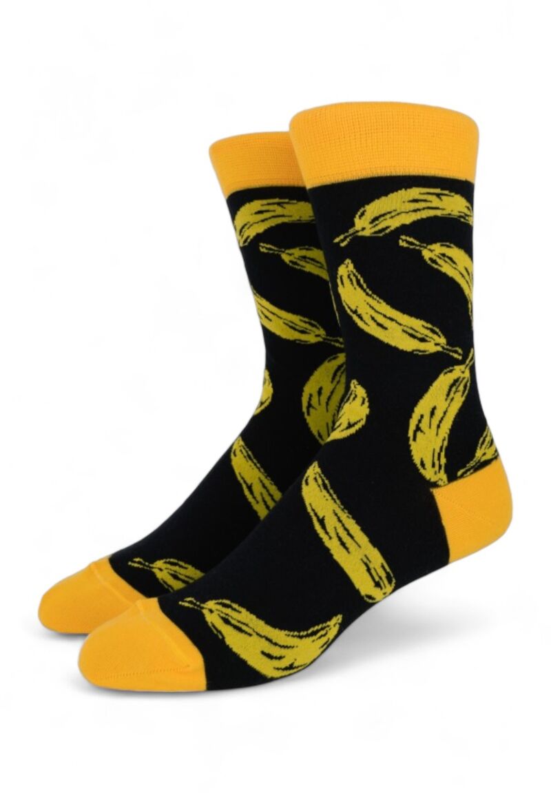 Κάλτσες Unisex με σχέδιο Pournara Bananas