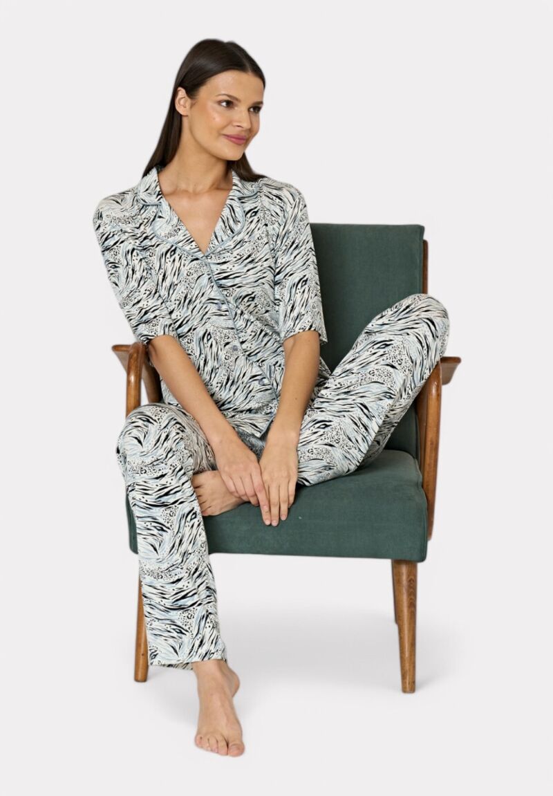Pijadore Γυναικεία Πιτζάμα Animal Print – Chill με Στυλ Ραφ