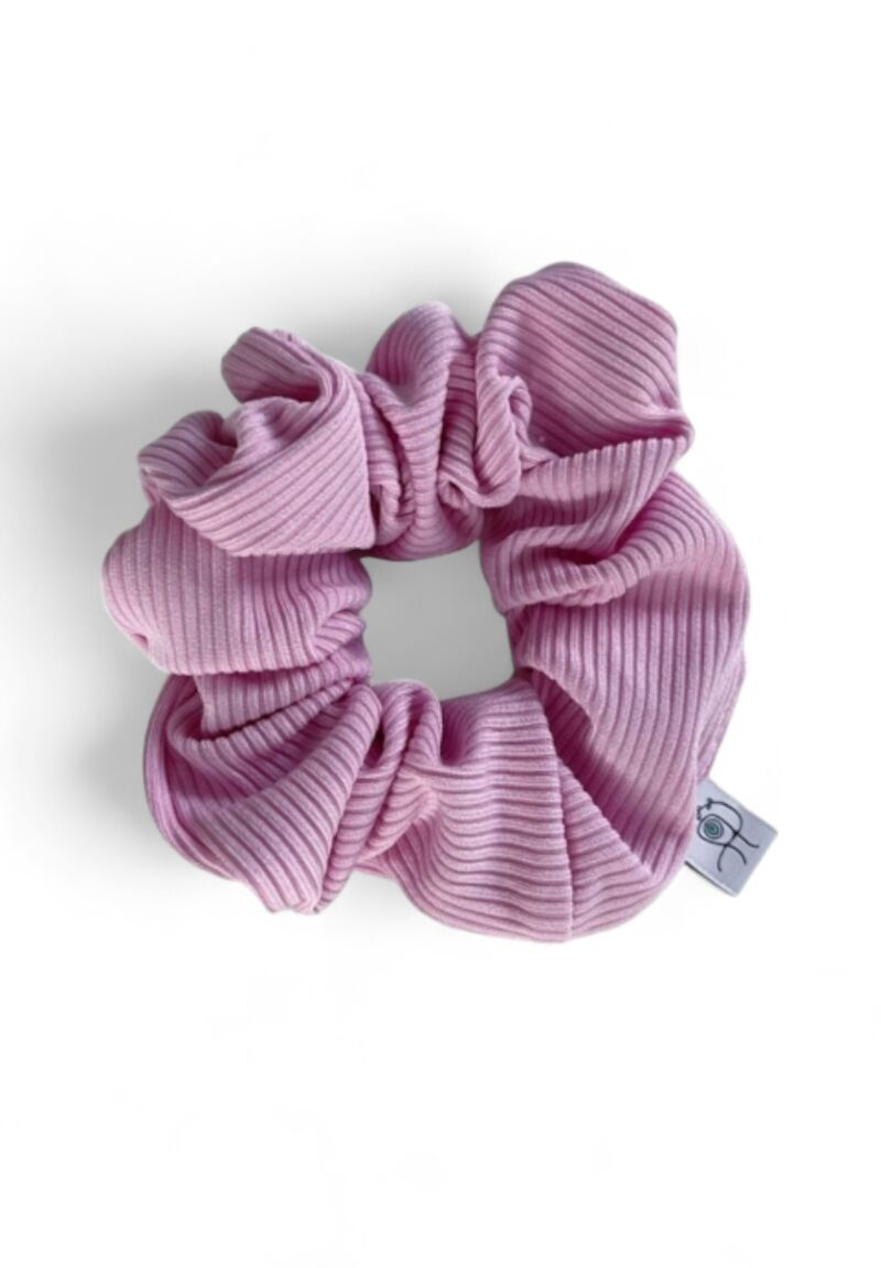Rib Scrunchie Pink
