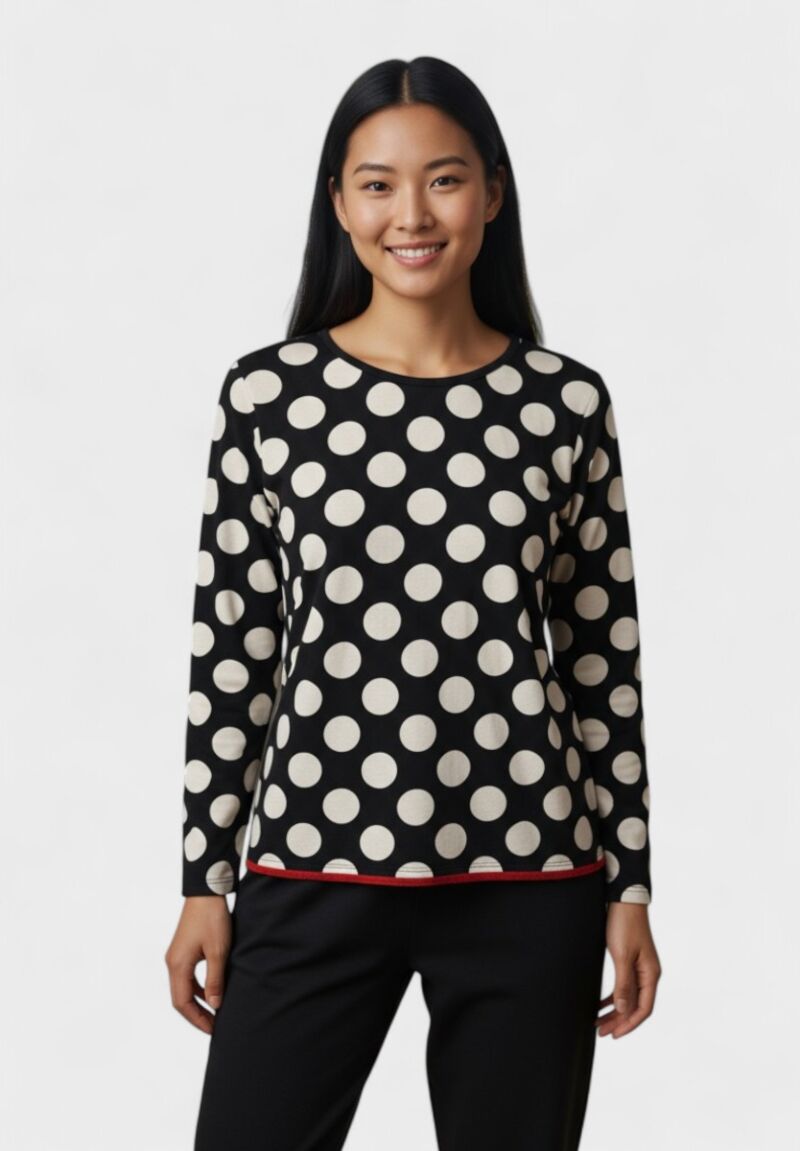 Γυναικεία Βαμβακερή Πιτζάμα Cherry Underwear Polka Night