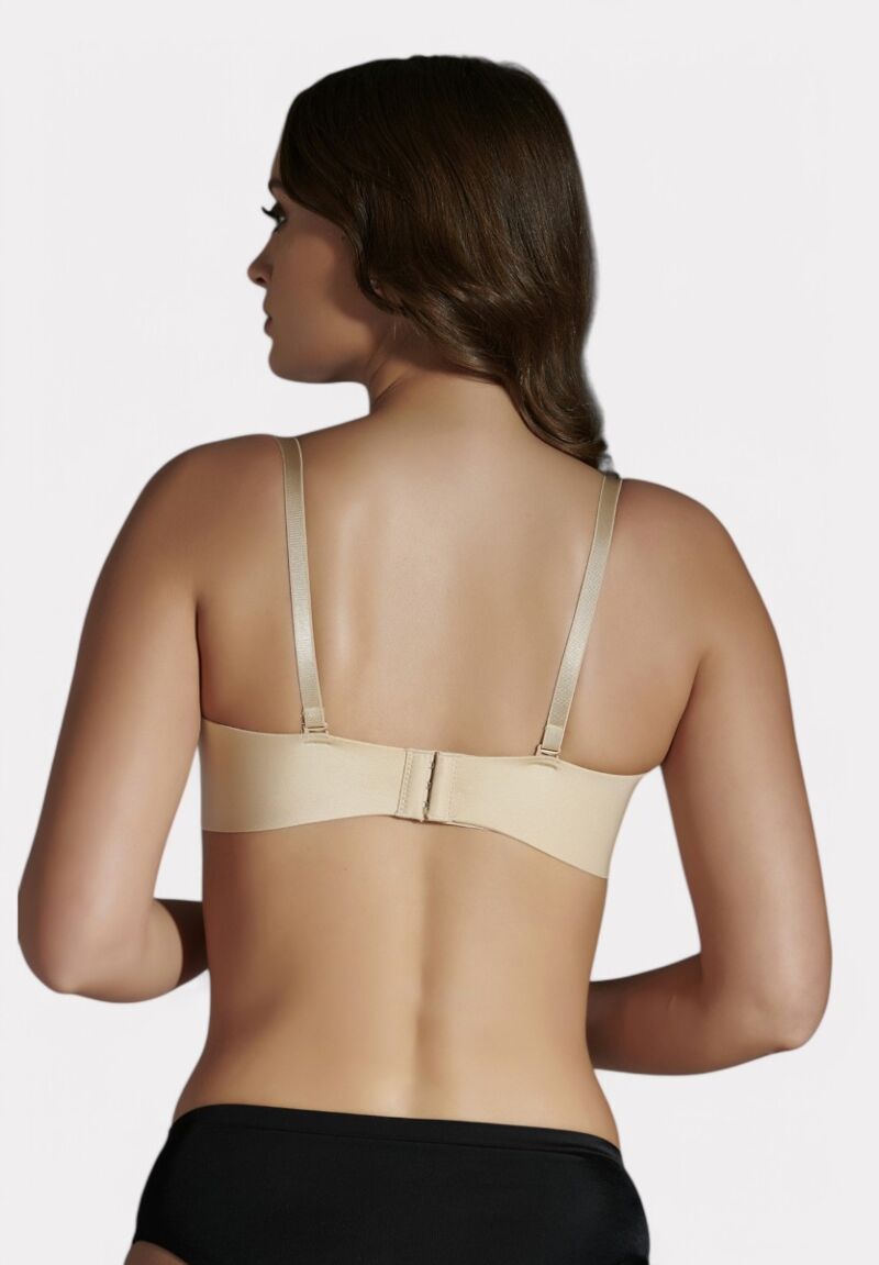 Strapless Laser-Cut Σουτιέν B Cup New Bra Lingerie Μπεζ