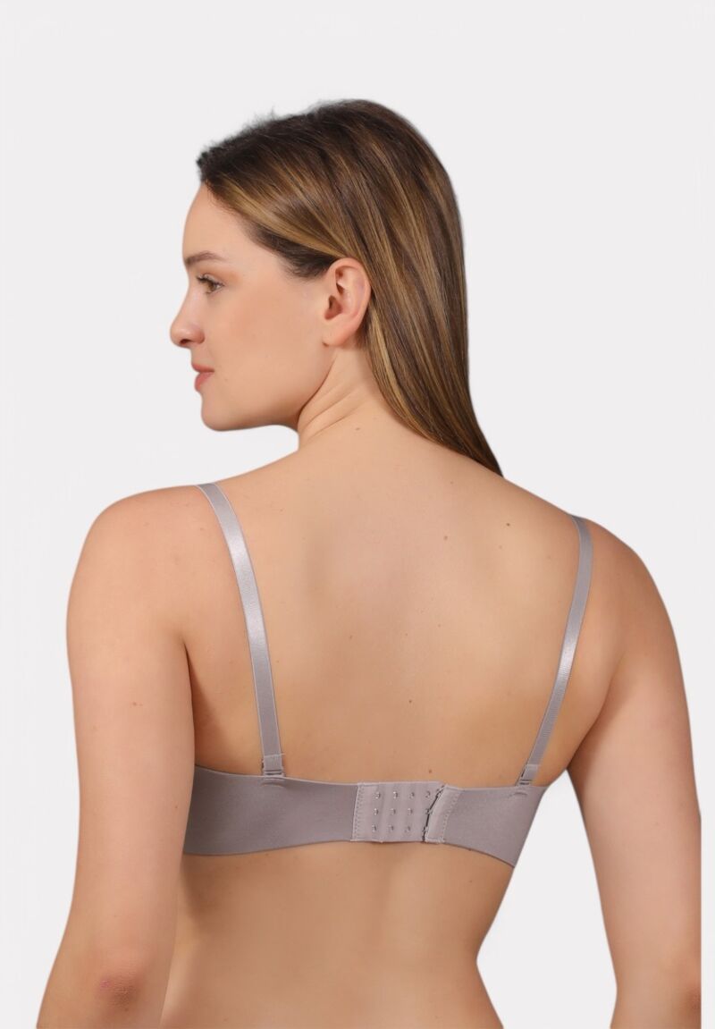 Strapless Laser-Cut Σουτιέν B Cup New Bra Lingerie Grey