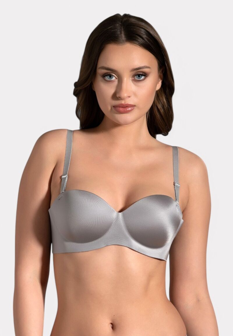 Σουτιέν Seamless Push-Up New Bra Γκρι