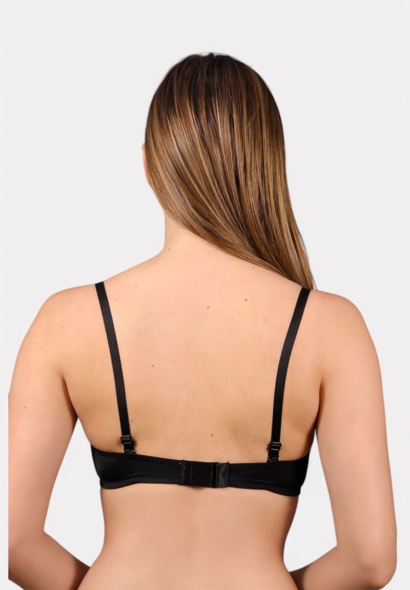 New Bra Strapless Σουτιέν Χωρίς Ενίσχυση – B Cup Μαύρο