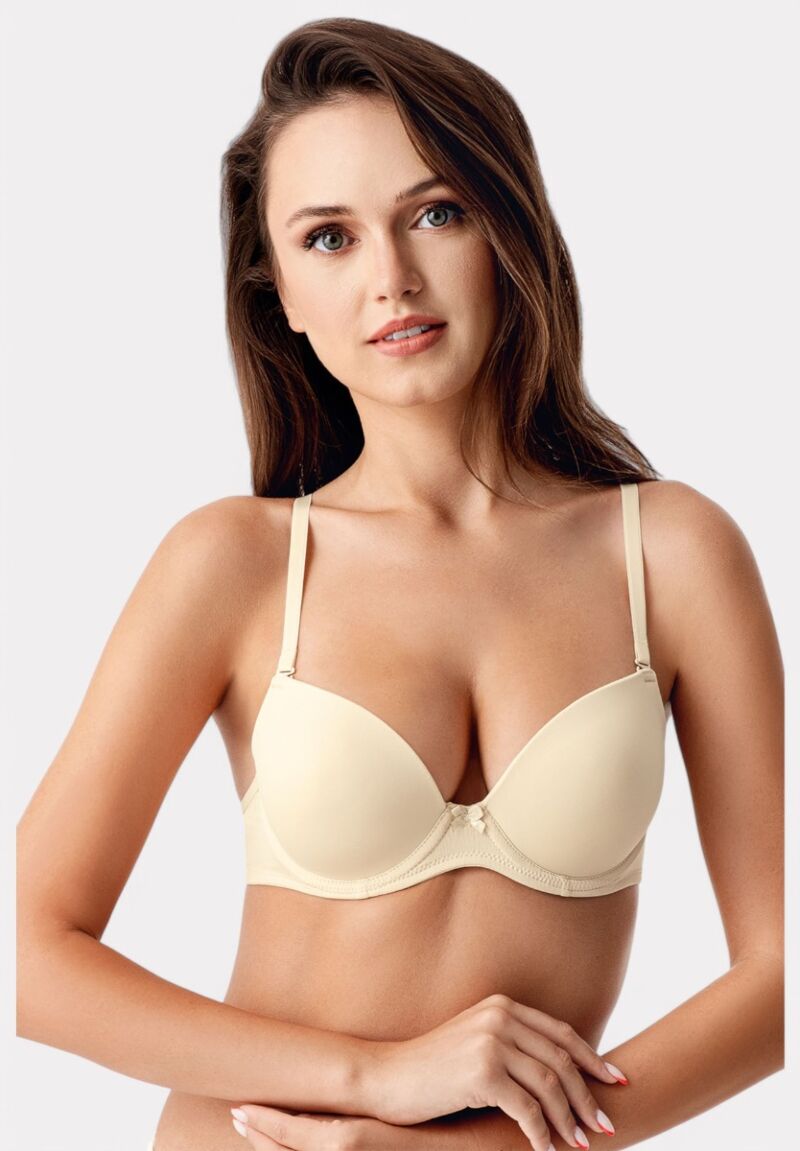 New Bra Strapless Σουτιέν Χωρίς Ενίσχυση – B Cup Μπεζ