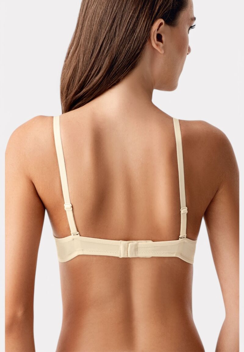 New Bra Strapless Σουτιέν Χωρίς Ενίσχυση – B Cup Μπεζ