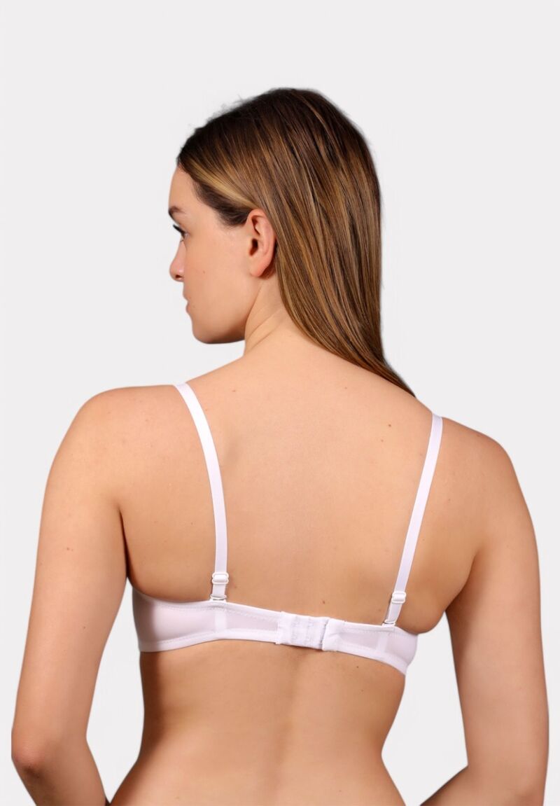 Σουτιέν New Bra Strapless Double Push Up - B Cup Λευκό