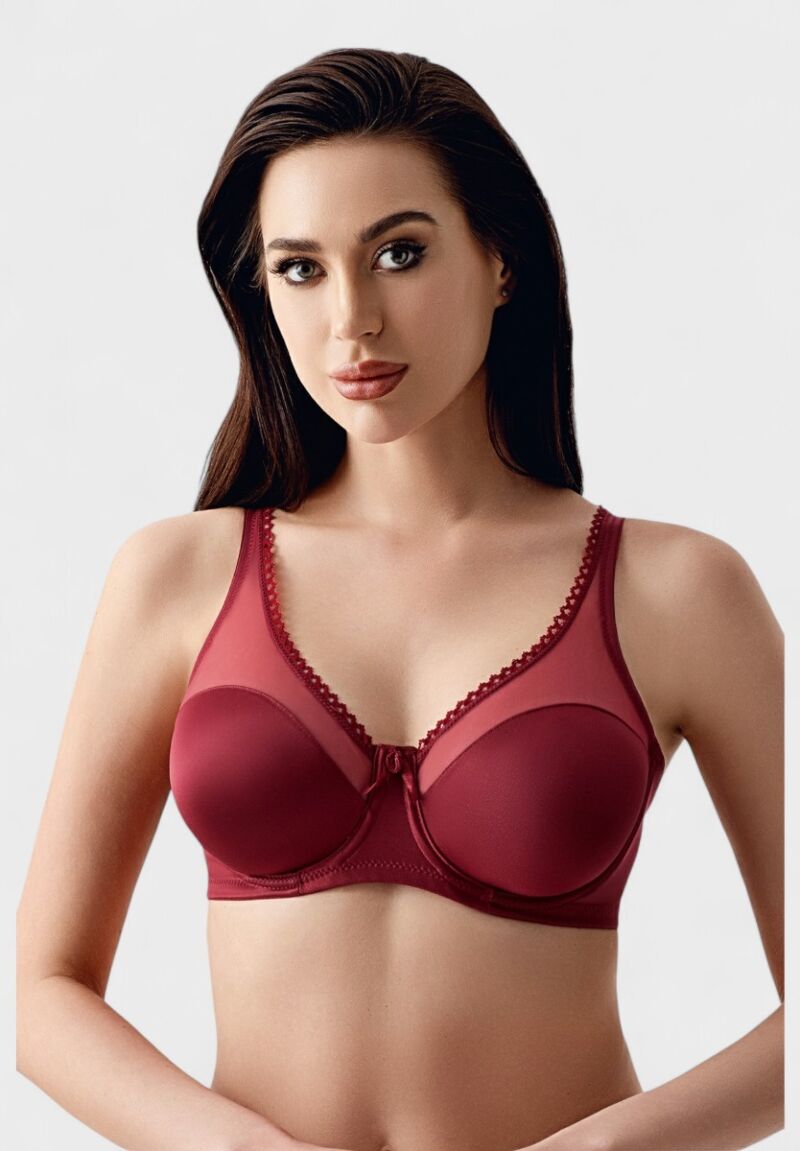 Minimizer New Bra C & D Cup – Bordo Σουτιέν Με Μπανέλα  