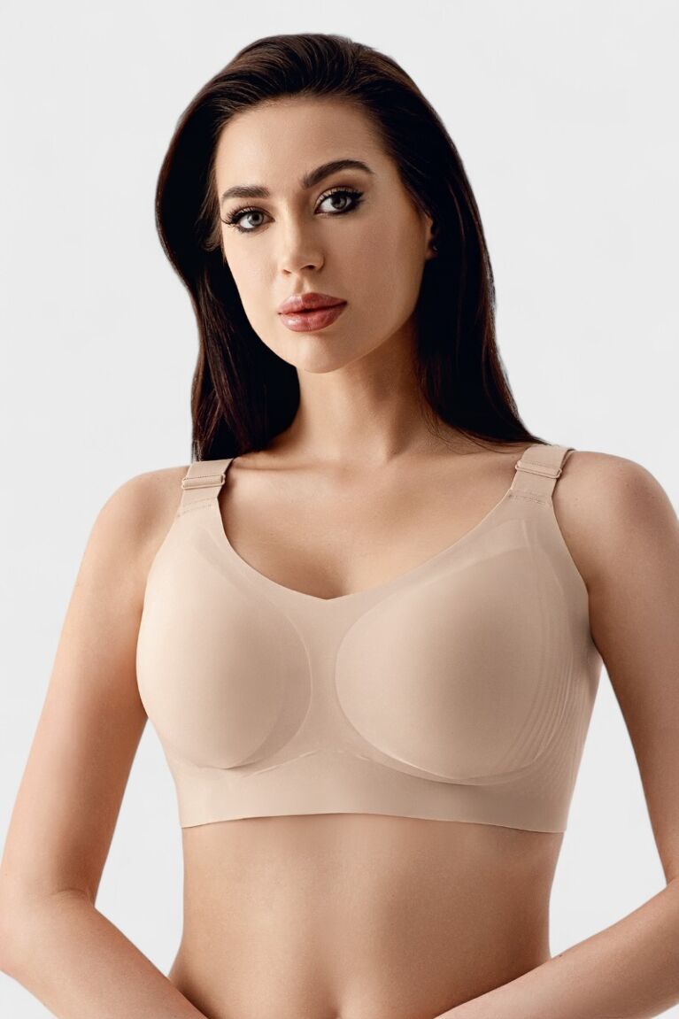 Σουτιέν Γυναικείο Χωρίς Ενίσχυση Μπεζ  New Bra Lingerie