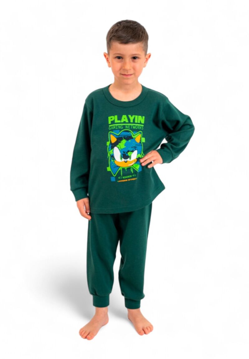 Πιτζάμα παιδική Nina Club PlayIn Green