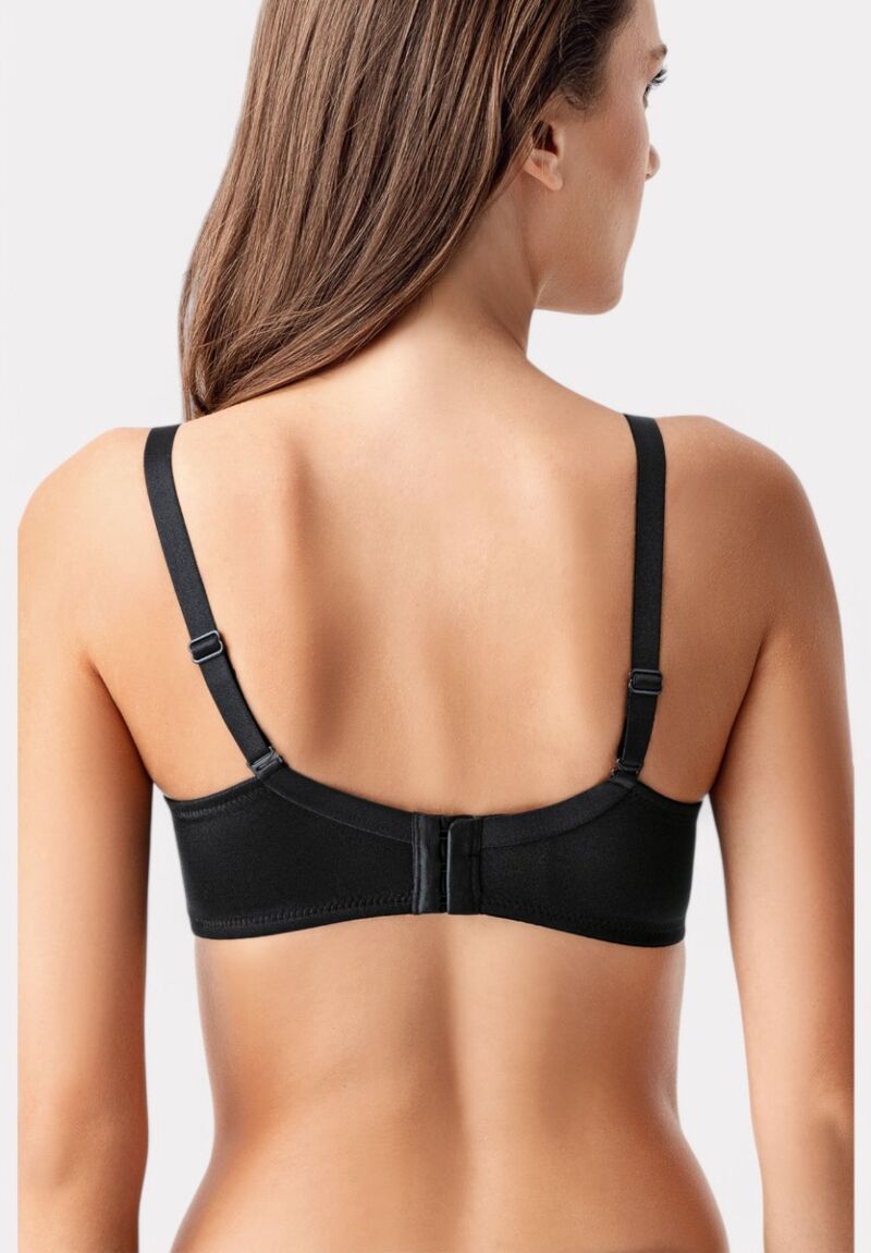 New Bra Μαύρο Κομψό Σουτιέν Χωρίς Ενίσχυση για B, C & D Cup | Elegant & Natural Fit