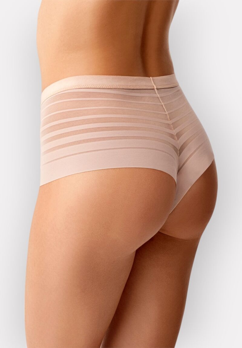 Brazil γυναικείο ψηλόμεσο Laser Cut New Bra Lingerie Μπεζ