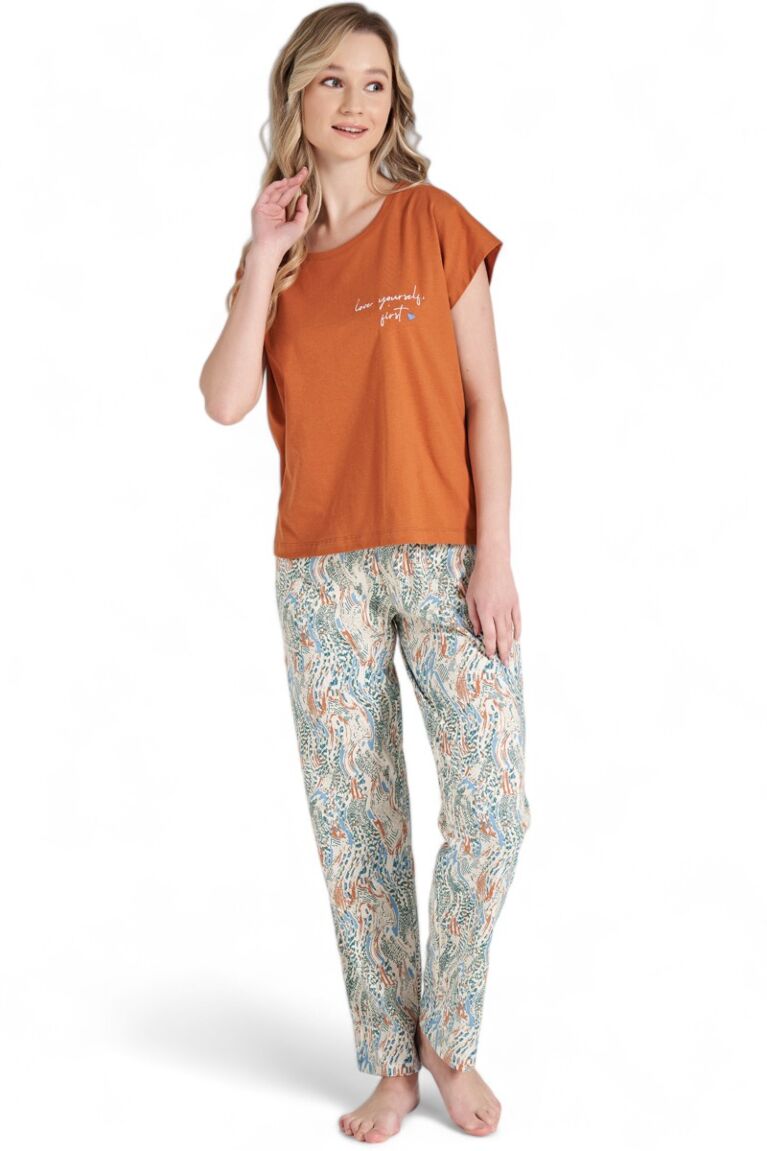 Πιτζάμα γυναικεία βισκόζ Pijadore Love Yourself