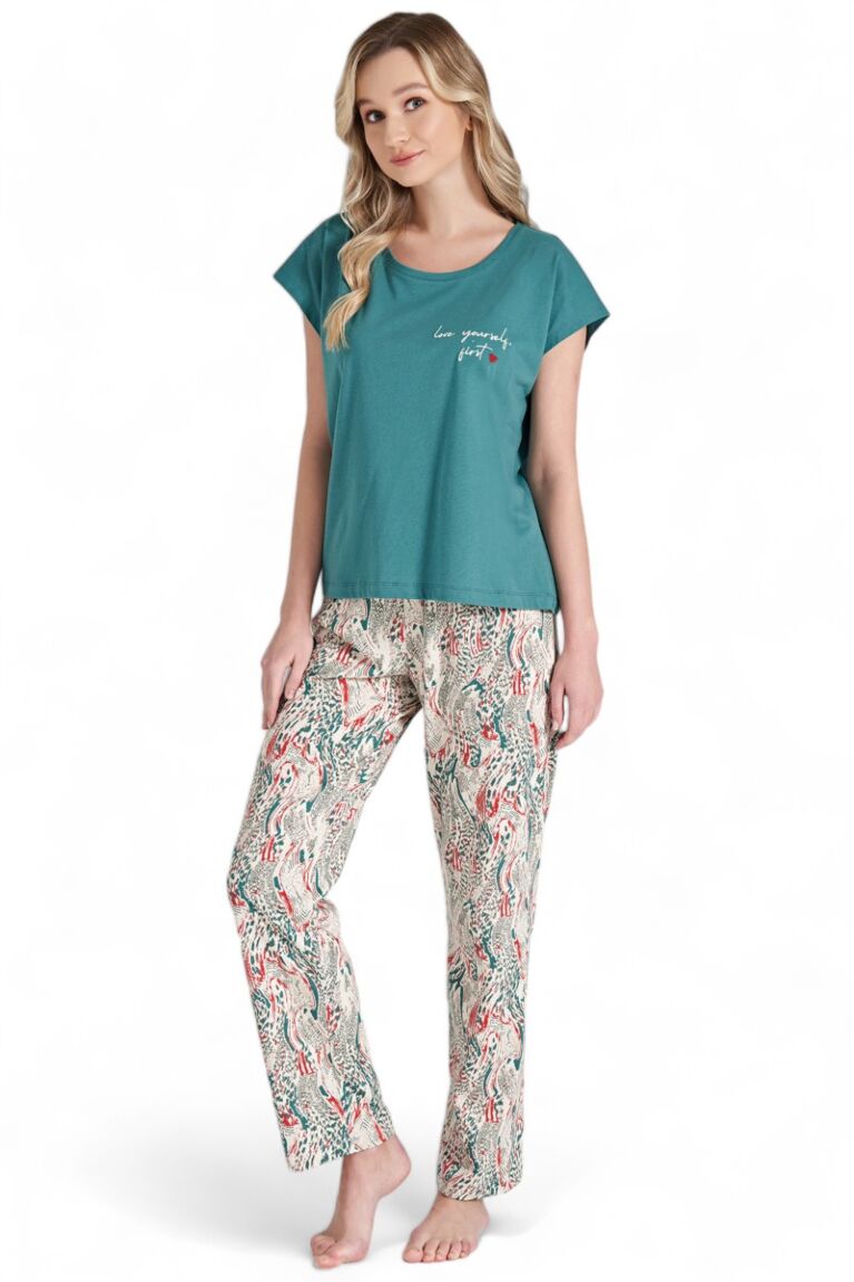 Πιτζάμα γυναικεία βισκόζ Pijadore Love Yourself