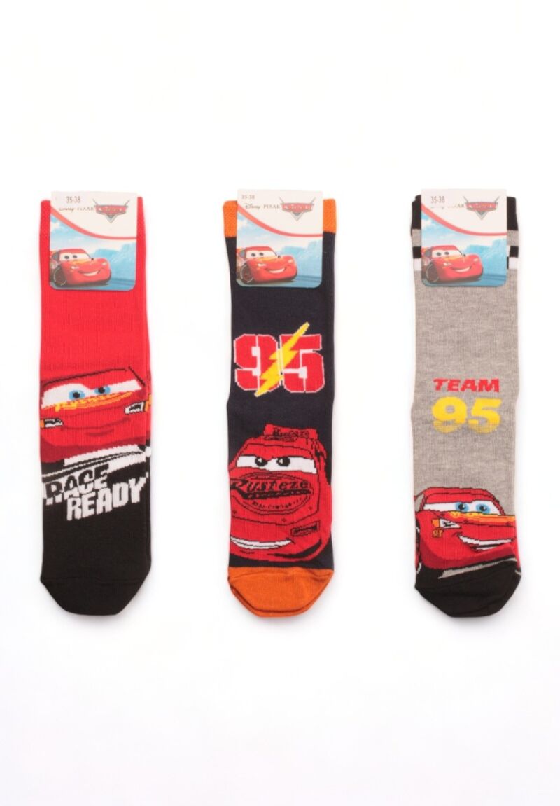Κάλτσες παιδικές οικονομικό πακέτο Cars 3 Τεμ.