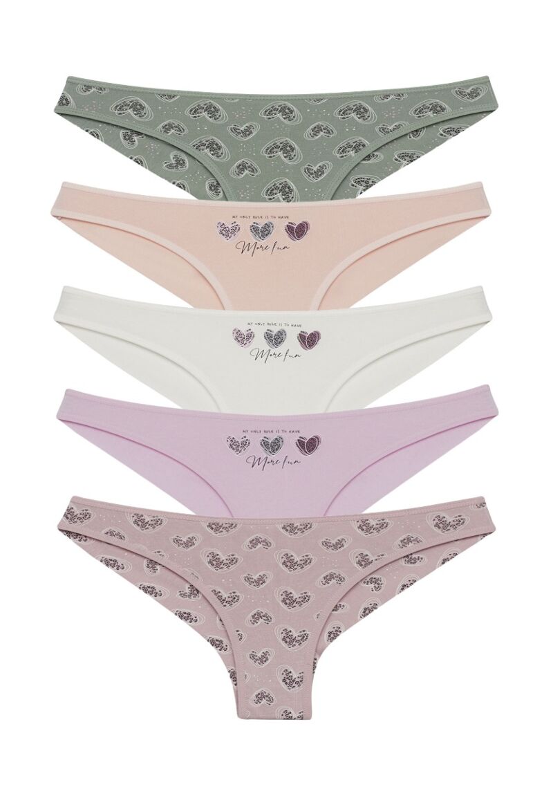 Brazil βαμβακερά Donella Hearts 5 Τεμ.